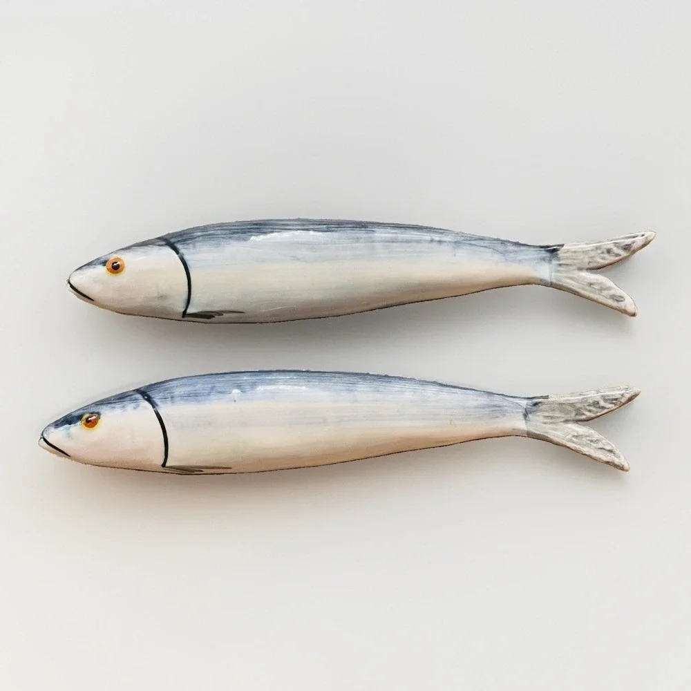 Vintage Ceramic Sardine Fish Jay Willfred For Andrea By Sadek 8